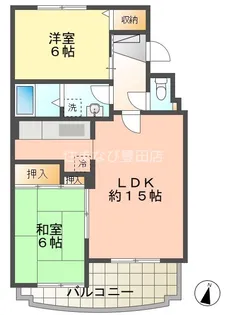 クレスト白鳥【2階】の間取り