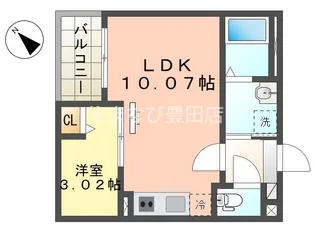 Jack miyukihommachiⅡ【2階】の間取り