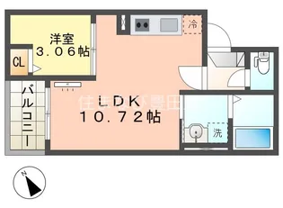 Jack miyukihommachⅢ【2階】の間取り