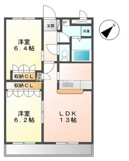 オアシスⅡ【1階】の間取り