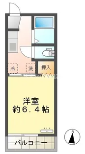 フォーブル村瀬【2階】の間取り