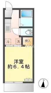 フォーブル村瀬【1階】の間取り