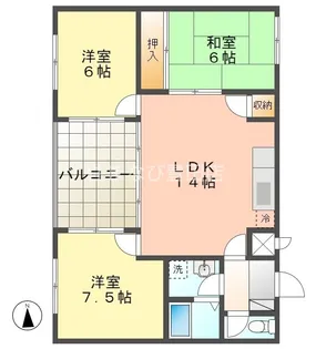 カーサジオ【302号室】の間取り