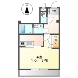 プランドール桜【505号室】の間取り