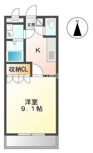 シアンメリー【2階】の間取り