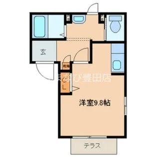 ラグーン前山【1階】の間取り