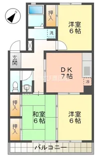 グリーンヒル高根【2階】の間取り