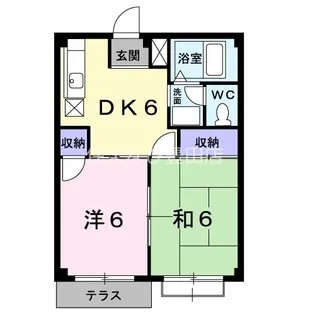 エルデム西山荘【1階】の間取り