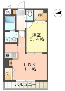 BEL FIORE M【303号室】の間取り
