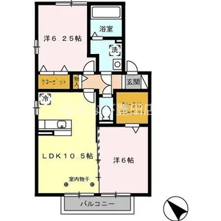 グランモア大林【2階】の間取り