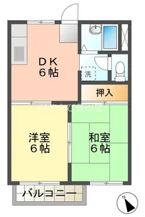 Sunny Corut MIYUKI B【2階】の間取り