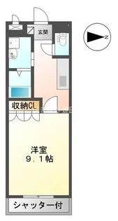 シャトレーン幸世館【1階】の間取り