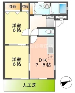 パレロワイヤル【1階】の間取り