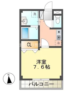 ヴェントKAMIYA【1階】の間取り