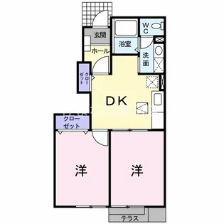 リオン園原 Ⅰ【1階】の間取り