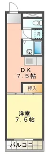 グリーンプラザ【5階】の間取り