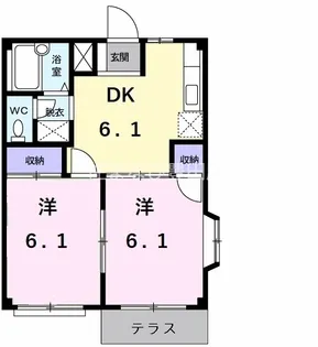 エルデム銀【1階】の間取り