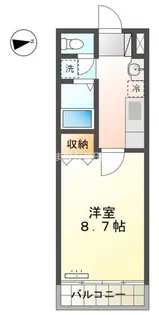 ルミエール小西【1階】の間取り