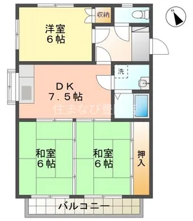 加納マンション【7階】の間取り