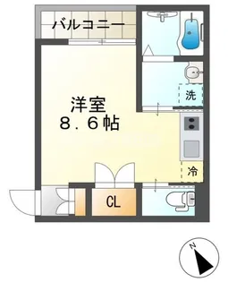Mistry(ミストリー)【203号室】の間取り