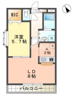 ヴェルデ【1階】の間取り