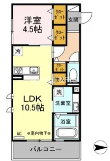 豊田パライソ H【306号室】の間取り