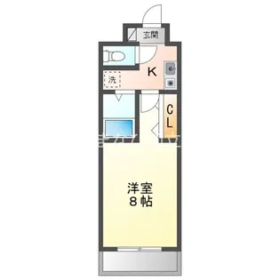 A・City明治本町【2階】の間取り