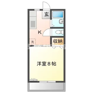 ハウスK3【2階】の間取り