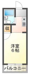 1Kの間取り画像