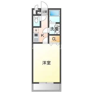 アンプルール リーブル Soleado【1階】の間取り