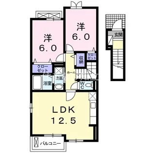 ベッラ カーサ【2階】の間取り