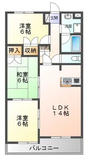 サンコート23【2階】の間取り