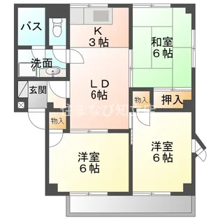 Corpolas SAKAI Ⅲ【2階】の間取り