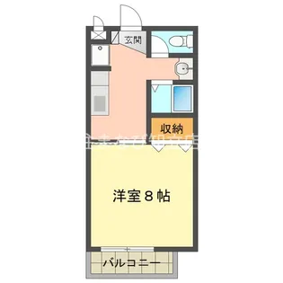 Paradise Nobata【2階】の間取り