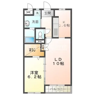 ウイング天草A【2階】の間取り