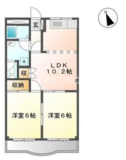 ザ・エクセレンス【2階】の間取り