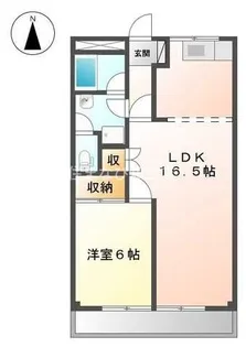 愛知県知立市弘法町弘法山【アパート】の間取り