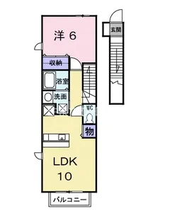 ブライト【2階】の間取り