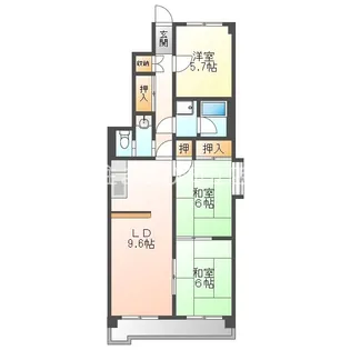 3LDKの間取り画像