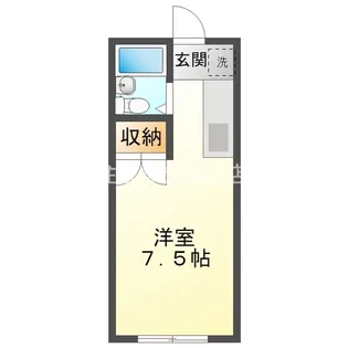 栄華B【2階】の間取り