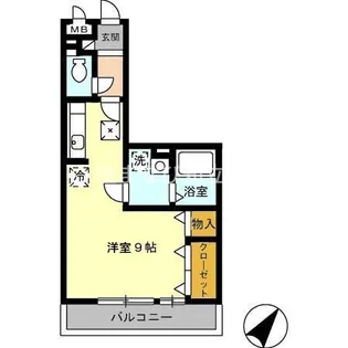 パークハイム A棟【3階】の間取り