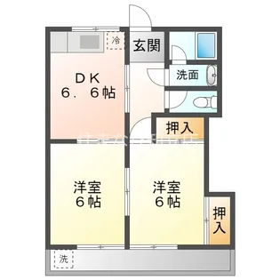 ルミエール稲垣【3階】の間取り