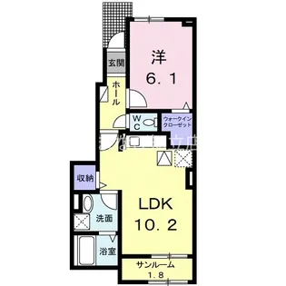 ネオ・ハーモニー・S Ⅲ【1階】の間取り