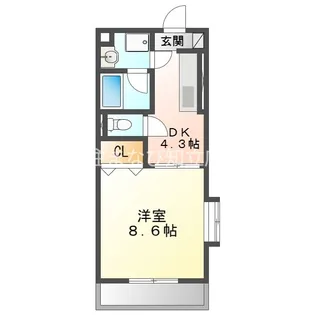 ステュディオ【1階】の間取り