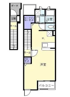 リバーサイドハウス【2階】の間取り