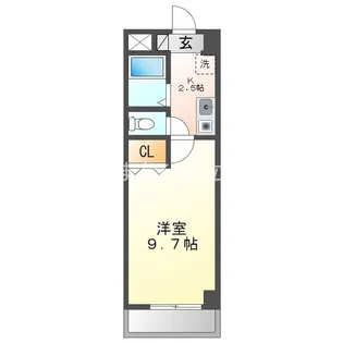 1Kの間取り画像