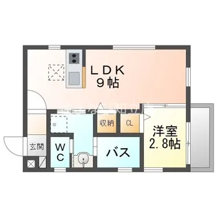 Verde東陽【3階】の間取り