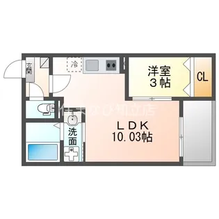 Jack hinodeⅡ【1階】の間取り