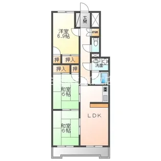 3LDKの間取り画像