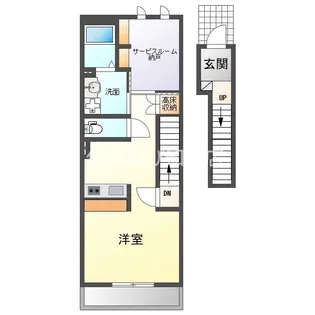 CIEL TSUIJI【2階】の間取り